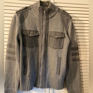 Mens X-ray zip sweater.